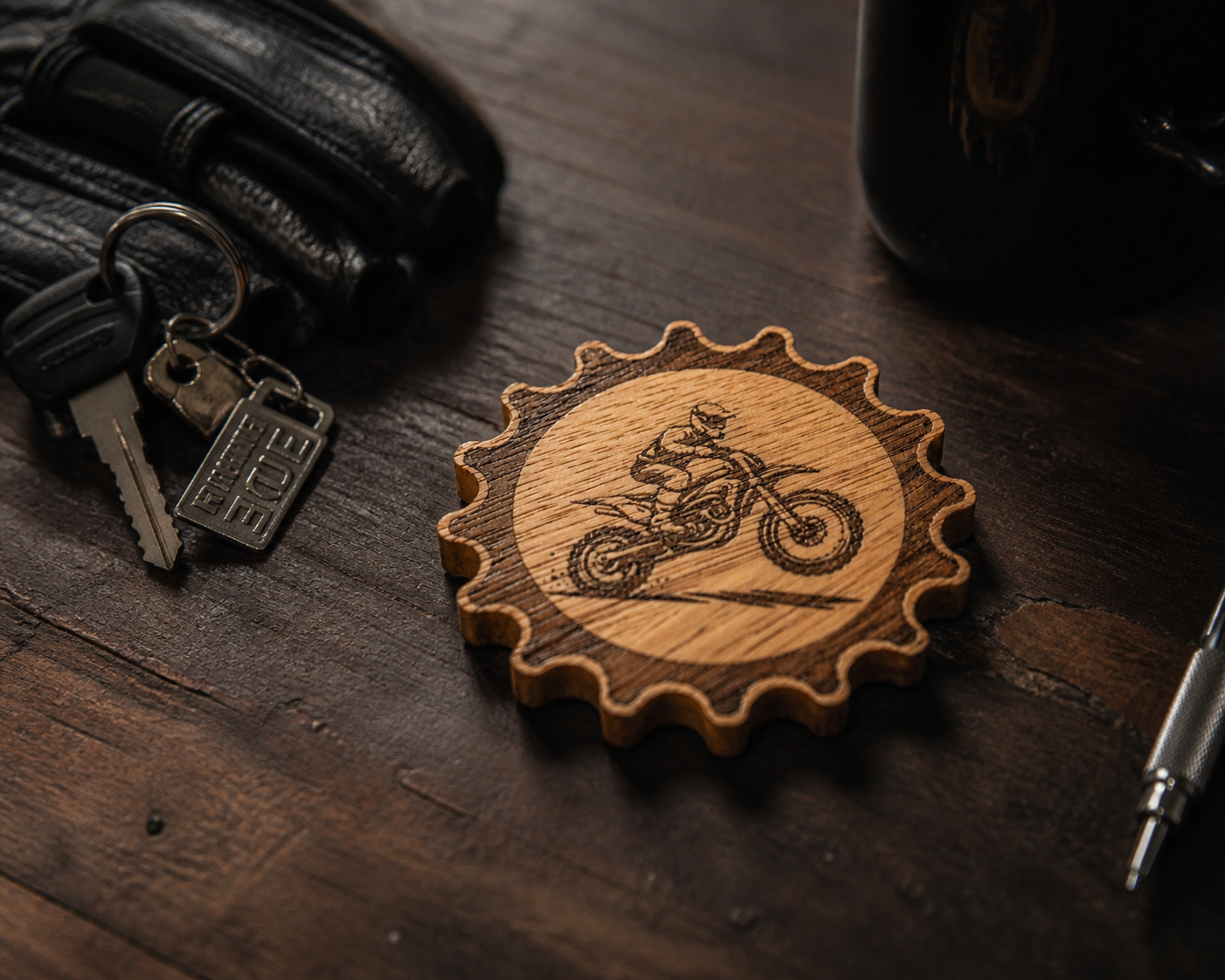 Sprocket Coasters — Set of 2